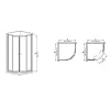 Душевая кабина без поддона Mixxus Premium Diverse SC01-90x90x195-TR Chrome (MI6859)- Фото 4