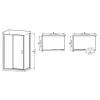 Душевая кабина без поддона Mixxus Premium Diverse SC03-120x80x195-TR Chrome (MI6867)- Фото 4