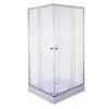 Душевая кабина без поддона Mixxus CUBIC SC01-90x90x185-TR Хром (MI6906)- Фото 3
