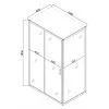 Душевая кабина без поддона Mixxus Hard SC01-100x80x185-TR Хром (MI6911)- Фото 3