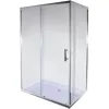 Душевая кабина без поддона Mixxus Hard SC01-120x80x185-TR Хром (MI6912)- Фото 1