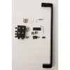 Душевая кабина без поддона Mixxus Premium BEVEL SC01-100x80x195-TR Black (MI6870)- Фото 2