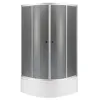 Душевая кабина Mixxus Plain SCT01-90x90x195-GR Satin (MI6895)- Фото 1