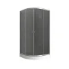 Душевая кабина Mixxus Plain SCT02-90x90x195-GR Satin (MI6898)- Фото 1
