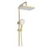 Душевая колонна с термостатом Mixxus Premium VIRGO 009-J BRUSHED GOLD (MI6649)- Фото 2