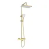 Душевая колонна с термостатом Mixxus Premium VIRGO 009-J BRUSHED GOLD (MI6649)- Фото 1