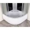 Душевой бокс с гидромассажем Mixxus STRONG SBH01-90x90x215-GR Satin с высоким поддоном (MI6889)- Фото 3