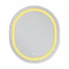 Зеркало Mixxus Premium Ellipse MV05-80x70-Reverse White LED Touch, Anti-fog, димер (MP6645)- Фото 2