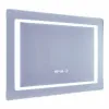 Дзеркало Mixxus Style MR03-70x50 LED-підсвічування, антизапотівання, годинник (MI6006)- Фото 3