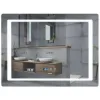 Дзеркало Mixxus Style MR03-70x50 LED-підсвічування, антизапотівання, годинник (MI6006)- Фото 1