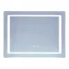 Зеркало Mixxus Style MR03-80x60 LED-подсветка, антизапотевка, часы (MI6005)- Фото 1
