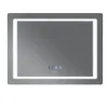 Зеркало Mixxus Style MR03-90x70 LED-подсветка, антизапотевка, часы (MI6007)- Фото 1