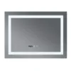 Зеркало Mixxus Warm MR02-100x70 LED-подсветка, антизапотевание, часы (MI6002)- Фото 1