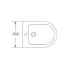 Напольное биде Mixxus Premium Ellipse-0601 (MP6594)- Фото 3