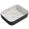 Раковина накладная Mixxus Premium Diverse-0110 Marble-Black 500х390х130 мм (MP6517)- Фото 1