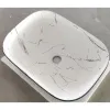 Раковина накладная Mixxus Premium Diverse-0112 Marble-Black 455х325х135 мм (MP6541)- Фото 4