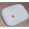Раковина накладная Mixxus Premium Diverse-0112 White-Black 455х325х135 мм (MP6542)- Фото 3