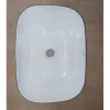 Раковина накладная Mixxus Premium Diverse-0112 White-Black 455х325х135 мм (MP6542)- Фото 4