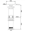 Раковина накладная Mixxus Premium Style-0202 600х350х140 мм (MP6512)- Фото 3