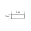 Раковина накладная Mixxus Premium Topper-0101 Black 355x355x120 мм (MP6490)- Фото 3