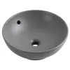 Раковина накладная Mixxus Premium Topper-0201 Gray 410x410x165 мм с переливом (MP6649)- Фото 1