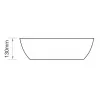 Раковина накладная Mixxus Premium Wave-0104 Marble 460х420х130 мм (MP6534)- Фото 4