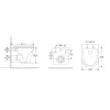 Унитаз подвесной Mixxus Premium Bevel-0301-R 515x355x365 система смыва Rimless (MP6470)- Фото 3