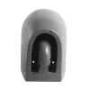Унитаз подвесной Mixxus Premium Ellipse-0308-T3 Gray 490x360x360 система смыва Tornado 3.0 (MP6654)- Фото 3