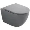 Унитаз подвесной Mixxus Premium Ellipse-0308-T3 Gray 490x360x360 система смыва Tornado 3.0 (MP6654)- Фото 1