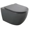Унитаз подвесной Mixxus Premium Ellipse-0309-T1 Gray 530x360x350 система смыва Tornado 1.0 (MP6655)- Фото 1