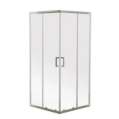 Душова кабіна без піддона Mixxus Premium Diverse SC02-90x90x195-TR Chrome (MI6861)