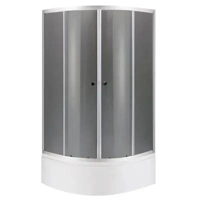 Душевая кабина Mixxus Plain SCT01-90x90x195-GR Satin (MI6895)