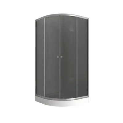 Душевая кабина Mixxus Plain SCT02-90x90x195-GR Satin (MI6898)