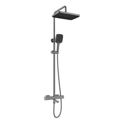 Душевая колонна с термостатом Mixxus Premium VIRGO 009-J GRAPHITE (MI6647)