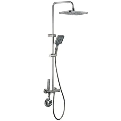 Душевая колонна со смесителем Mixxus Premium MARLIN 009-J Графит (MI6831)