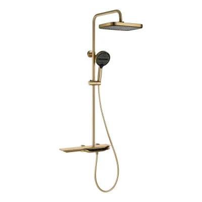 Душевая система Mixxus Premium SPACE-009-J Brushed gold (MI6541)