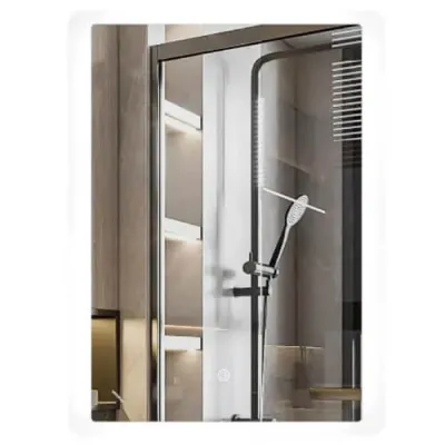 Дзеркало Mixxus Premium Olivary MR19-80x60-Reverse LED Touch, Anti-fog, димер (MP6628)