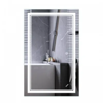 Зеркало Mixxus Premium Quadro MR20-50x80-Reverse LED Touch, Anti-fog, димер (MP6620)