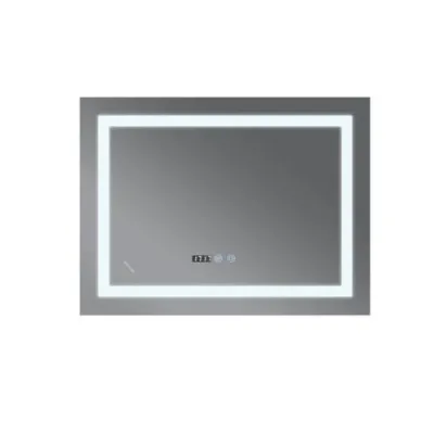 Зеркало Mixxus Warm MR02-70x50 Touch, Anti-fog, димер, рег. яркости, часы (MI6668)