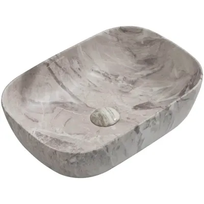 Раковина накладная Mixxus Premium Diverse-0113 Marble 455х325х135 мм (MP6544)