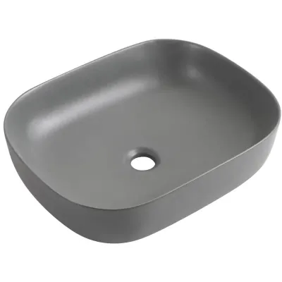 Раковина накладная Mixxus Premium Diverse-0115 Gray 490x395x135 мм (MP6650)