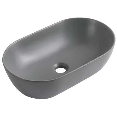 Раковина накладная Mixxus Premium Ellipse-0109 Gray 500x300x140 мм (MP6653)