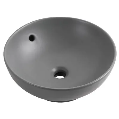 Раковина накладная Mixxus Premium Topper-0201 Gray 410x410x165 мм с переливом (MP6649)
