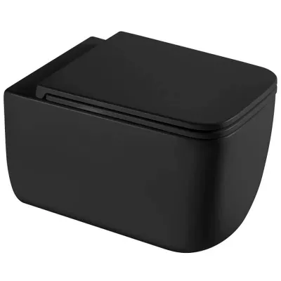 Унитаз подвесной Mixxus Premium Diverse-0301-T1 Black 530х365х373 система смыва Tornado 1.0 (MP6