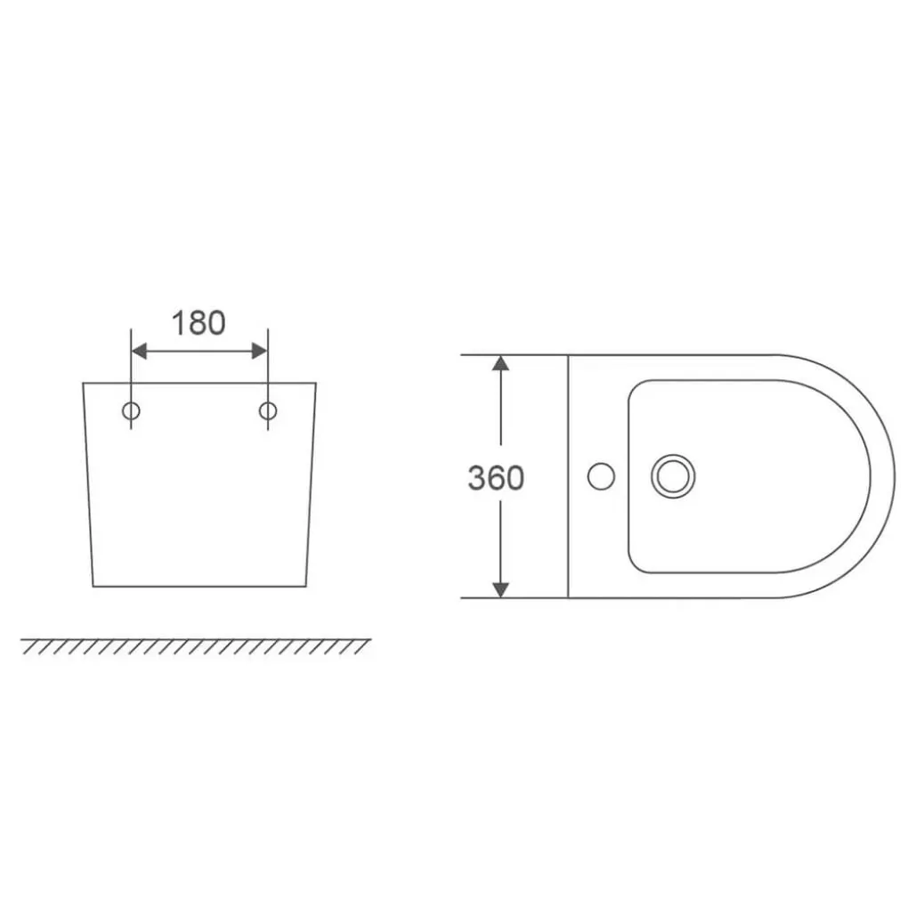 Биде подвесное Mixxus Premium Bevel-0501 (MP6475)- Фото 2