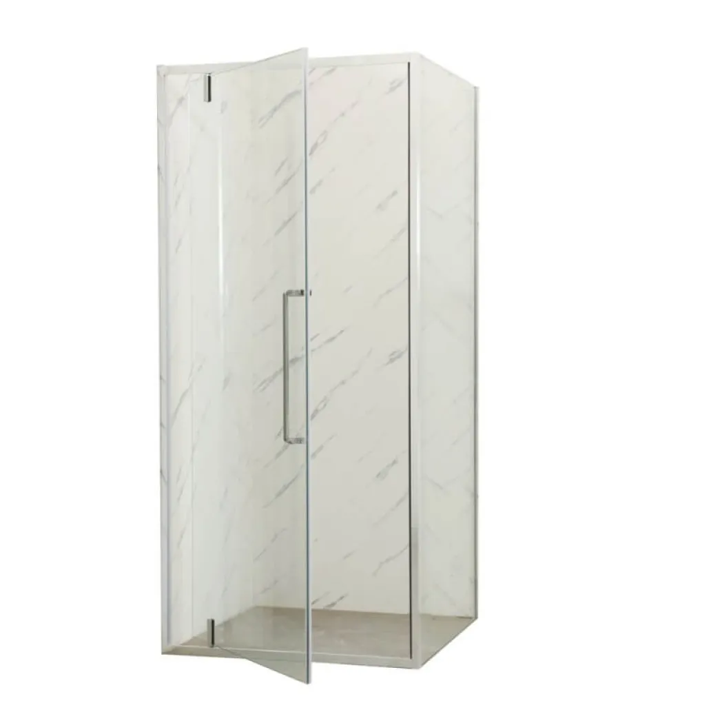 Душевая кабина без поддона Mixxus Premium BEVEL SC01-90x90x195-TR Chrome (MI6863)- Фото 3
