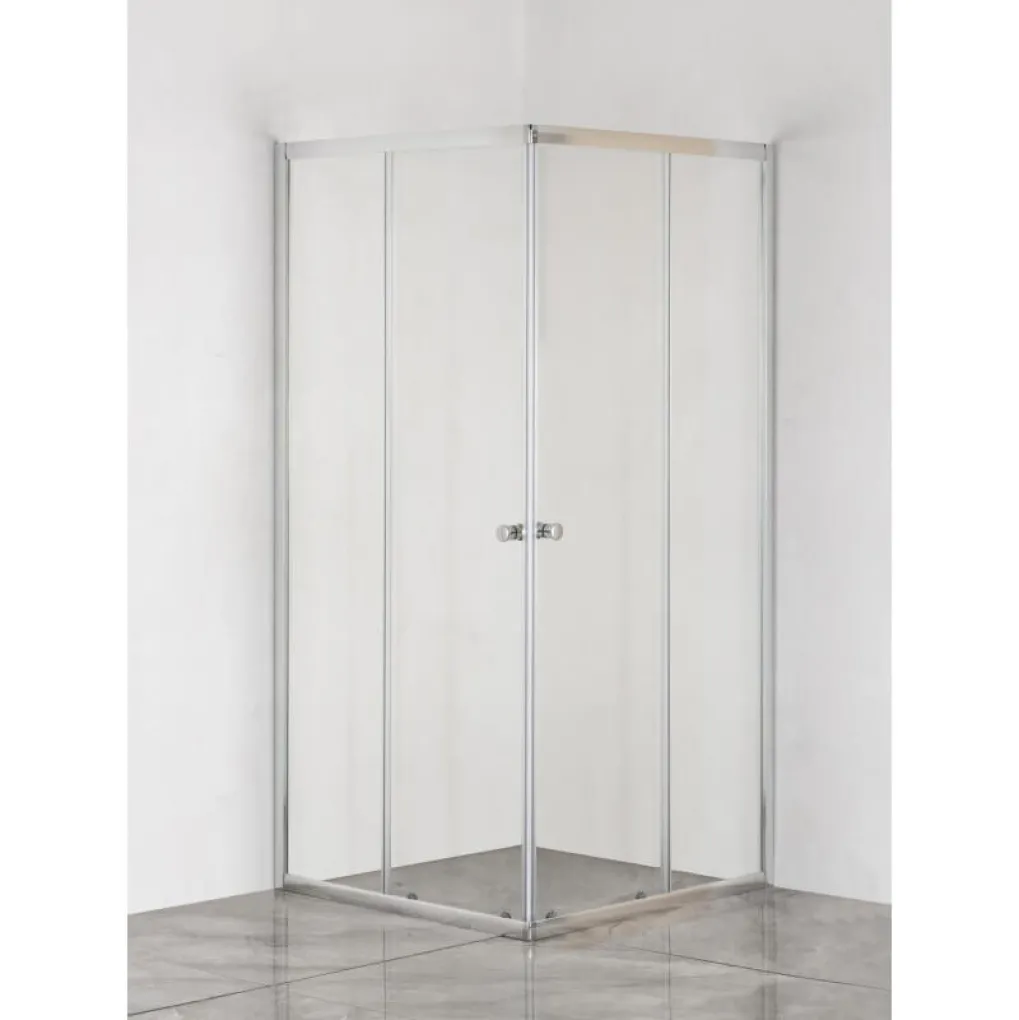 Душевая кабина без поддона Mixxus CUBIC SC01-90x90x185-TR Хром (MI6906)- Фото 2