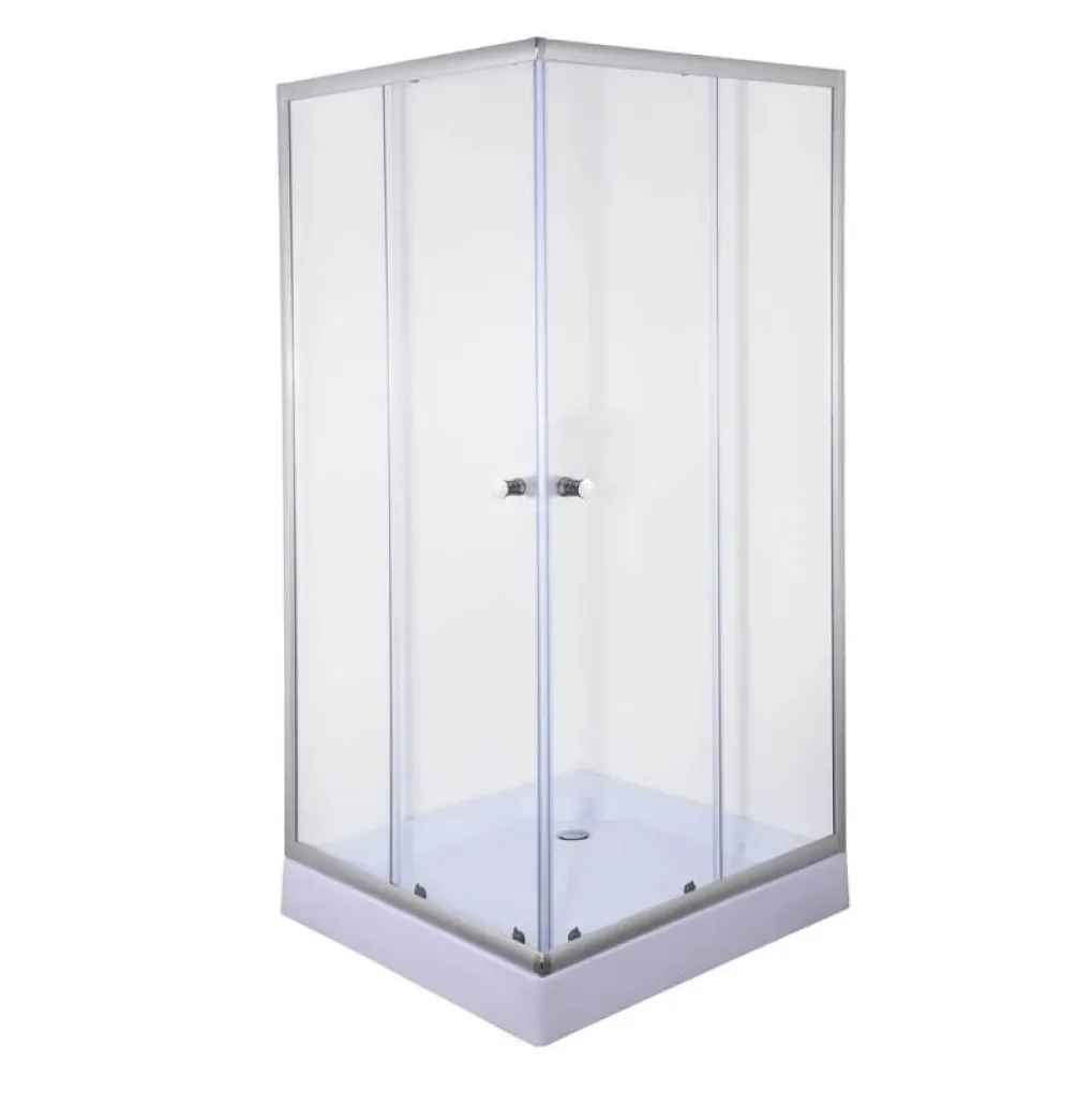 Душевая кабина без поддона Mixxus CUBIC SC01-90x90x185-TR Хром (MI6906)- Фото 3