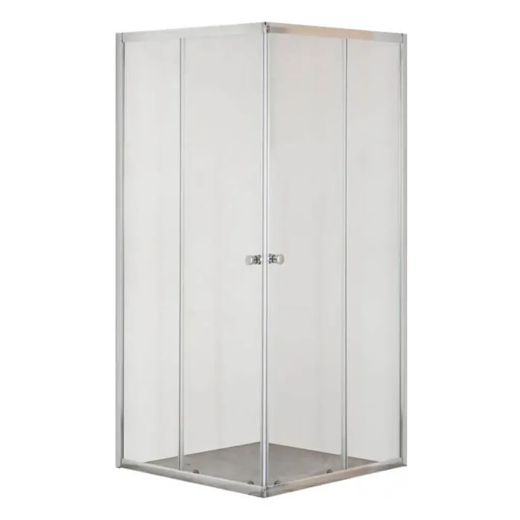 Душевая кабина без поддона Mixxus CUBIC SC01-90x90x185-TR Хром (MI6906)- Фото 1