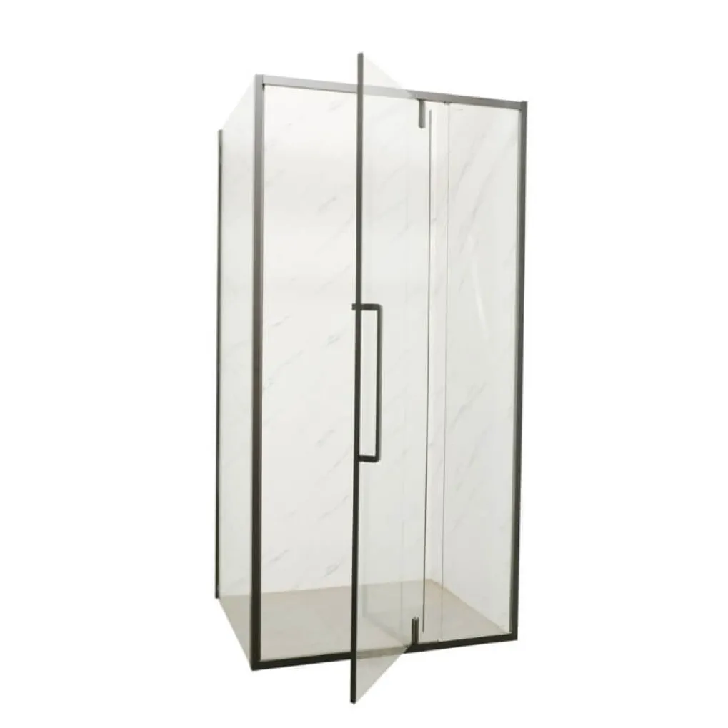 Душевая кабина без поддона Mixxus Premium Bevel SC01-120x80x195-TR Black (MI6872)- Фото 2